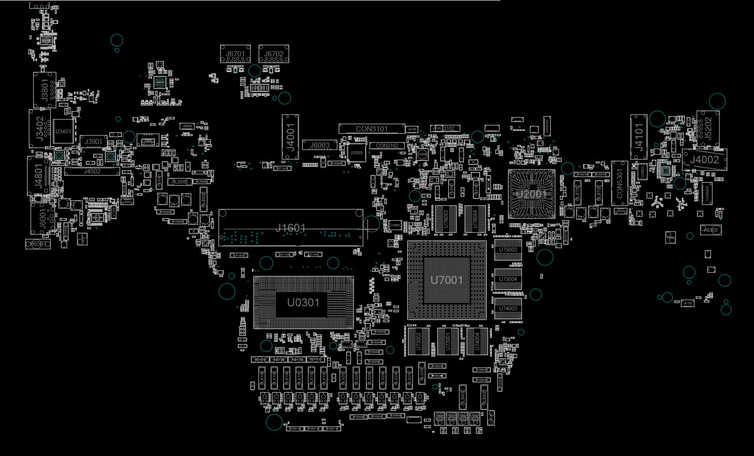 ROG Zephyrus M16 GX703HS GX603HR 60NR04R0 MB2012 Rev 3 0 Boardview — Capture2.PNG