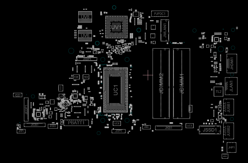 INSPIRON 3501 COMPAL LA K033P REV1 0 BOARDVIEW BDV CAD Cad — Capture.PNG