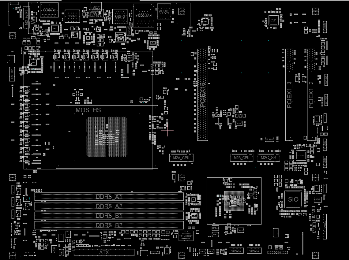 B650 AORUS ELITE AX BOARDVIEW (bdv)(.cad) — Capture.PNG