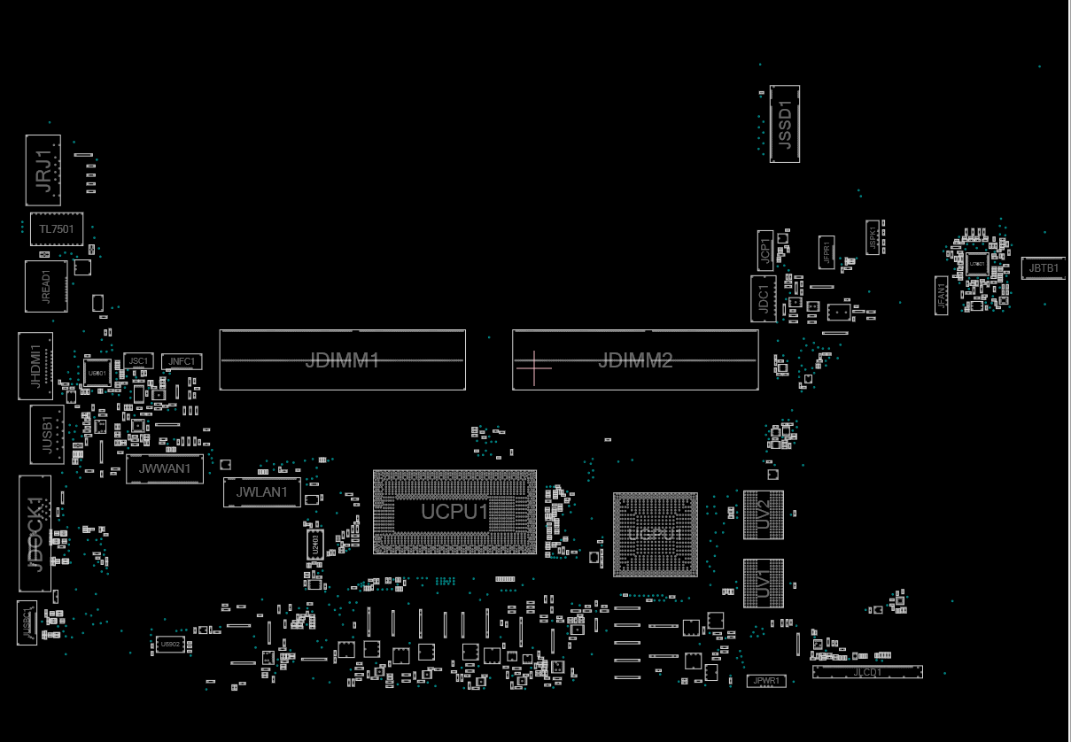 Thinkpad L14 GEN 1 GL40 GL5A0 NM C631 REV0 1 BOARDVIEW BDV — Capture.PNG