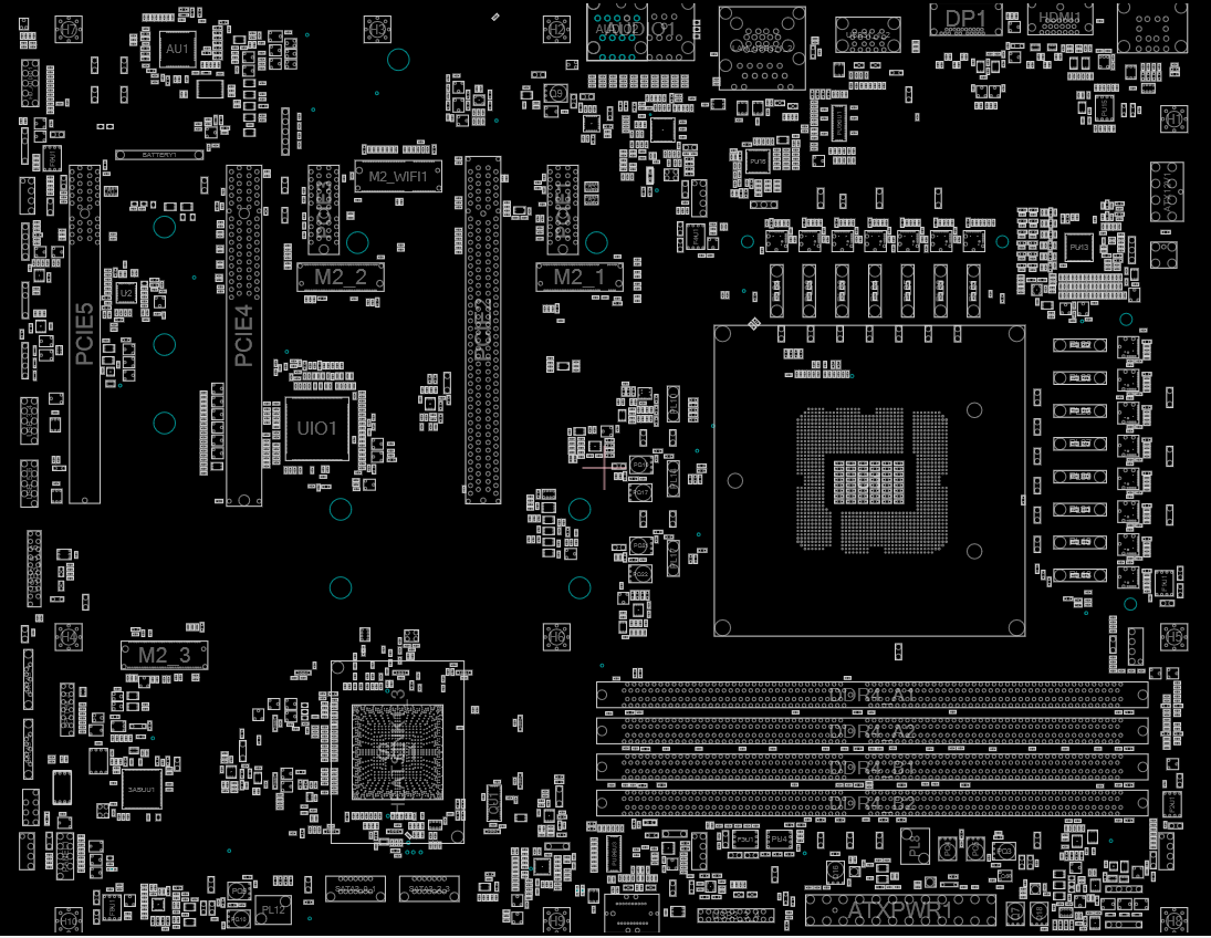 ASROCK Z590 PRO4 R1.03(70 MXBEJ0 A22) BOARDVIEW (bdv)(.fz) — Capture.PNG