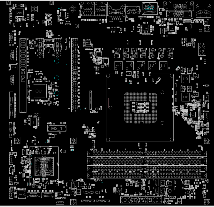 B150M Pro4s R1.02 70 MXGZX0 A01 Boardview(bdv)(.fz) — Capture.PNG