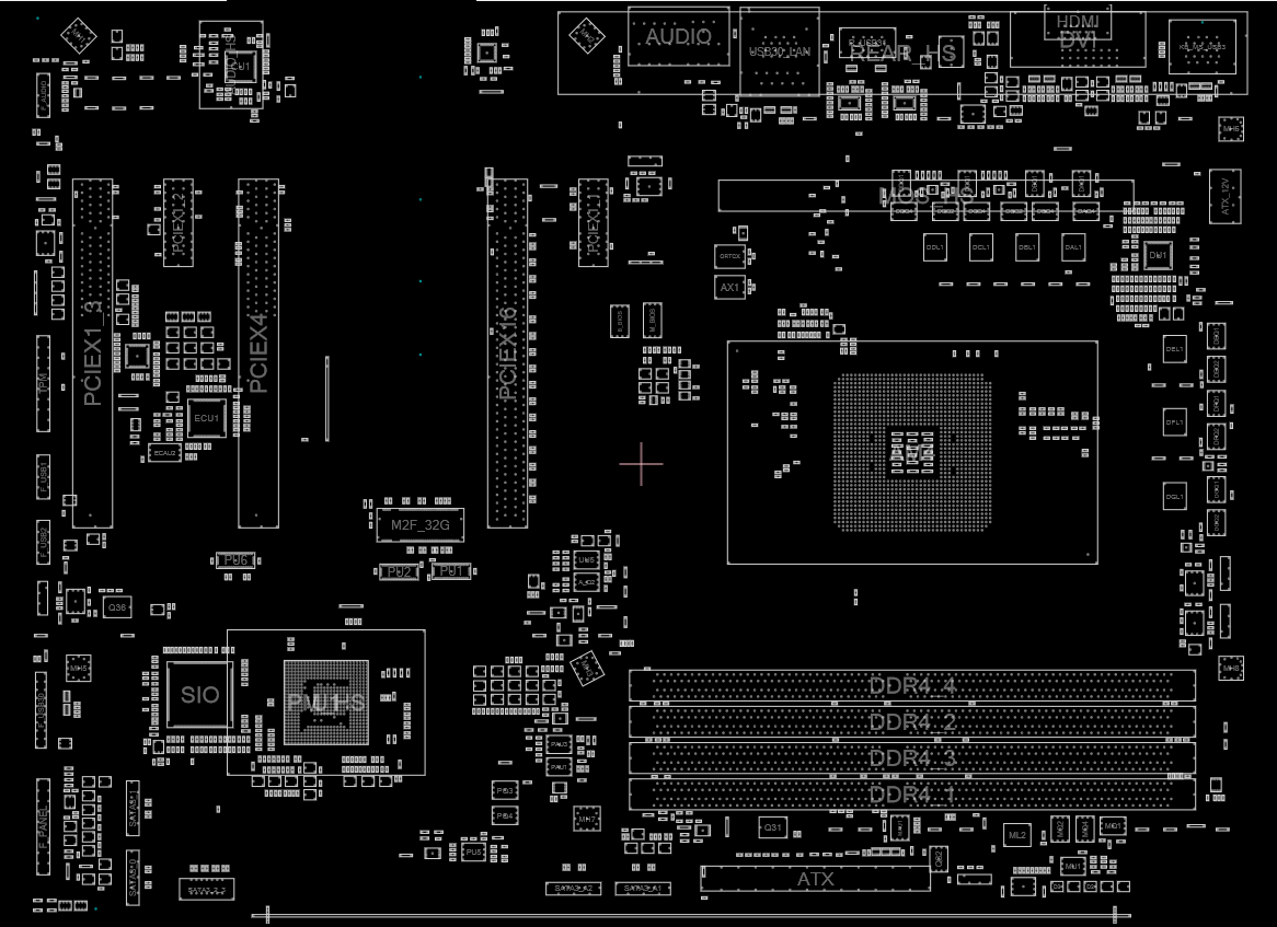GA AB350 GAMING 3 REV1.0 Boardview(bdv)(.tvw) — Capture.PNG
