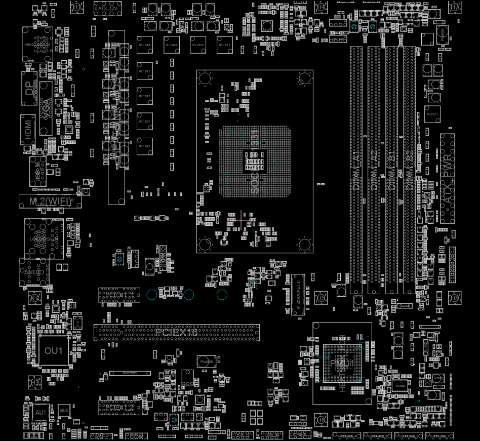 PRIME A520M A II REV1 0160MB17H0 MB0A08 BOARDVIEWBDV CAD — PRIME A520M-A II r1.01.png