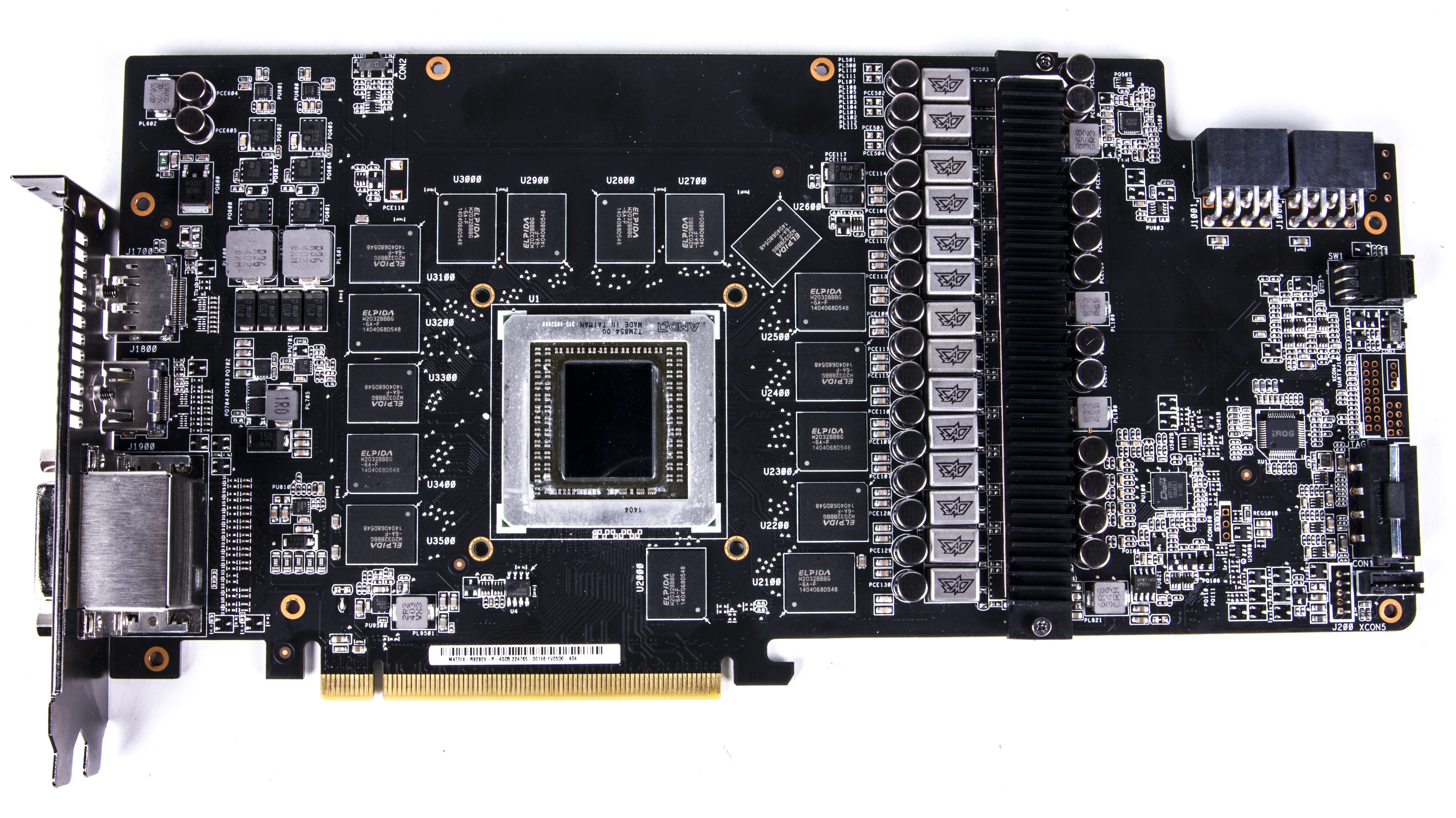 RADEON ROG MATRIX R9 290X PLATINUM C671X REV 1 00X 59YV05D1 — 6.jpg